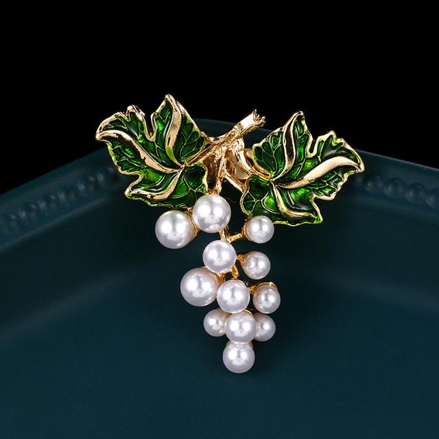 

Капающая жемчужина брошь мода тюльпан цветок растение кактус брошь булавка для костюма аксессуары