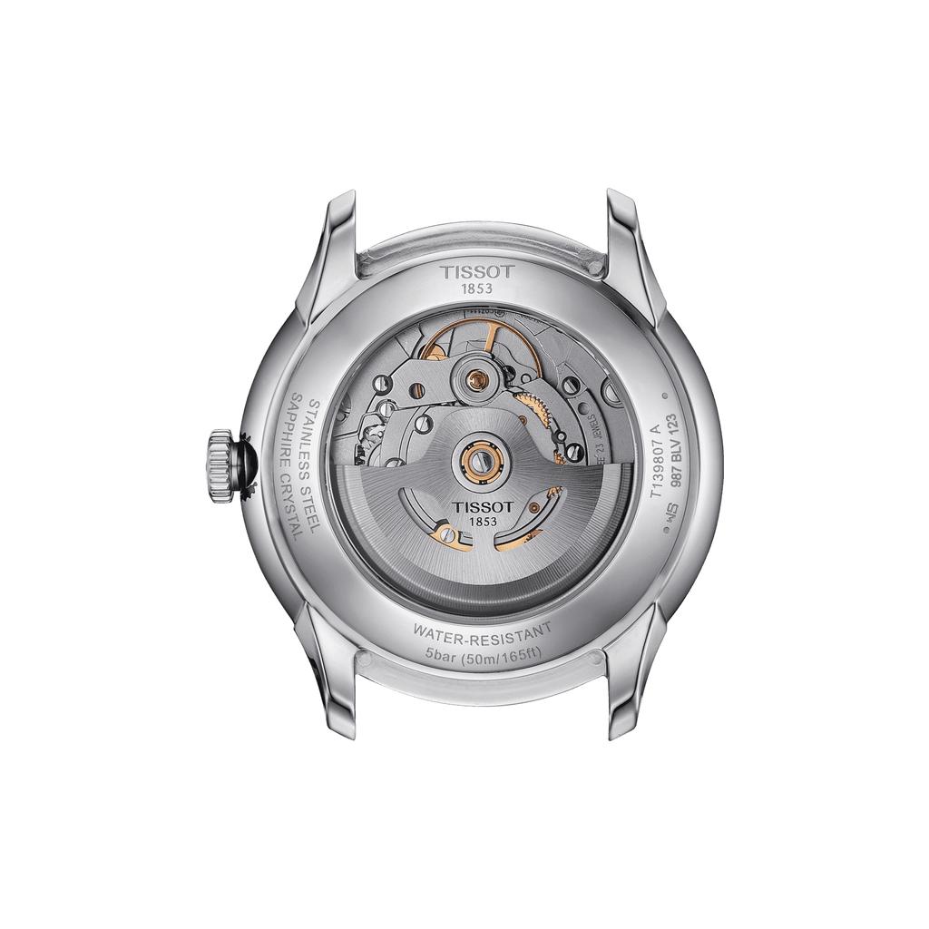 Tissot Leather Strap Blue Dial Men's Fashion Watch T139.807.16.041.00