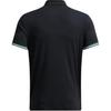 Under Armour Casual Breathable Comfortable Striped Short Sleeve Polo Shirt Men Tops Black 1388709-001
