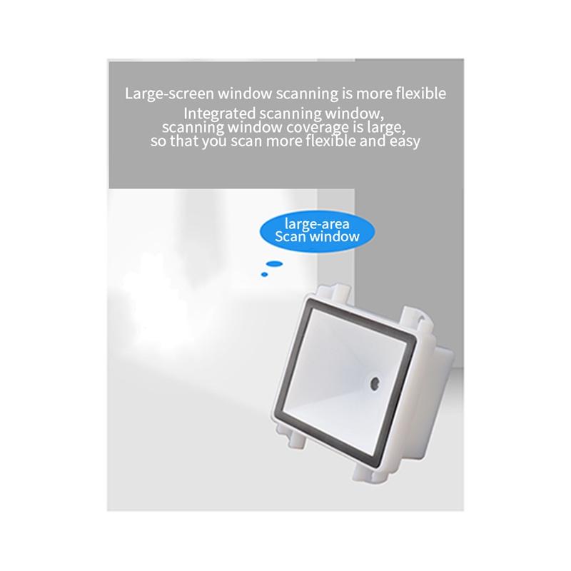 Embedded 2D Barcode Scanner USB QR Barcode Reader RS232 TTL Interface Kiosk Small Fixed Installation Barcode Printer Easy To Use