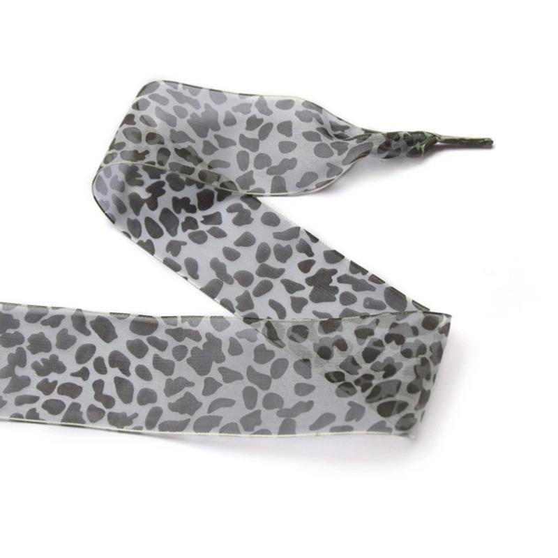 Leopard Lace Shoelaces Leopard Print Shoe Laces Fashion Shoe Accessories Decorative Laces for Sneakers Boots One Pair