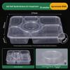 Disposable Multi-Compartment Meal Prep Containers
