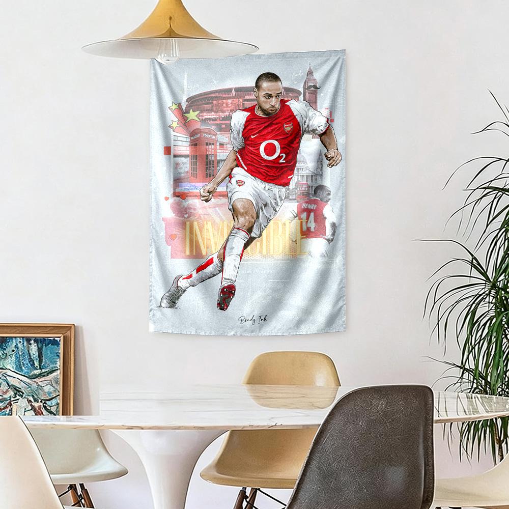 Arsenal Wall Decor Tapestry Art For Pet Memorial Birthdaywedding Party Backdrop Family Gift