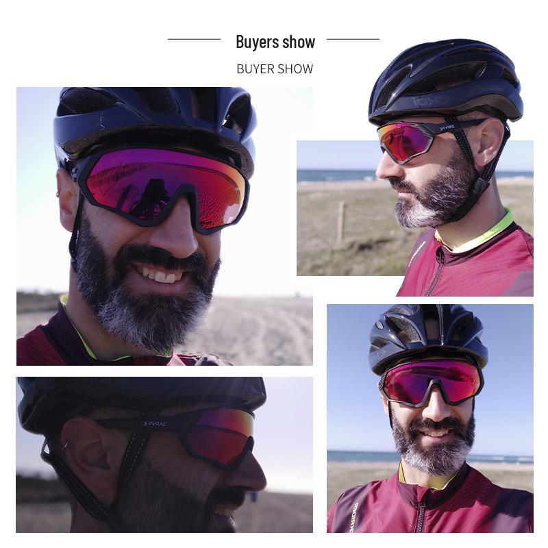 Kapvoe Polarized Anti-Wind Cycling Sunglasses for Mountain Biking