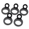 Surringsankre Surringsring Sort Rustfrit Stål O-ring til Trailer Lastbil Lad Fastgørelseselement Rustbeskyttet Bugsering Hardware Tilbehør