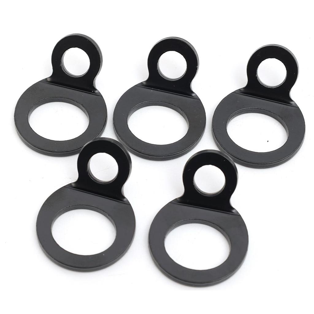 Surringsankre Surringsring Sort Rustfrit Stål O-ring til Trailer Lastbil Lad Fastgørelseselement Rustbeskyttet Bugsering Hardware Tilbehør