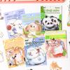 2Set Kawaii Pet Stationery Stickers Cute Diary Planner Junk Journal Decorative Scrapbooking Diy Craft Stickers