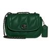 Pillow 20 Solid Color Turnlock Chain Quilted Lambskin Leather Crossbody Shoulder Bag Women Bags Dark-Green CA086-V5CZS
