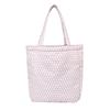Kusguru Japan Parlor Suzuran-do Satijnen Print Tote Bag, Dames, 258059, Roze