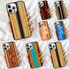 Hawaiianisches Holzoptik Surfbrett Handyhülle für iPhone 17 Air 16 PRO MAX 15 14 PLUS 12 11 13 Rückseite Fundas Hülle coque