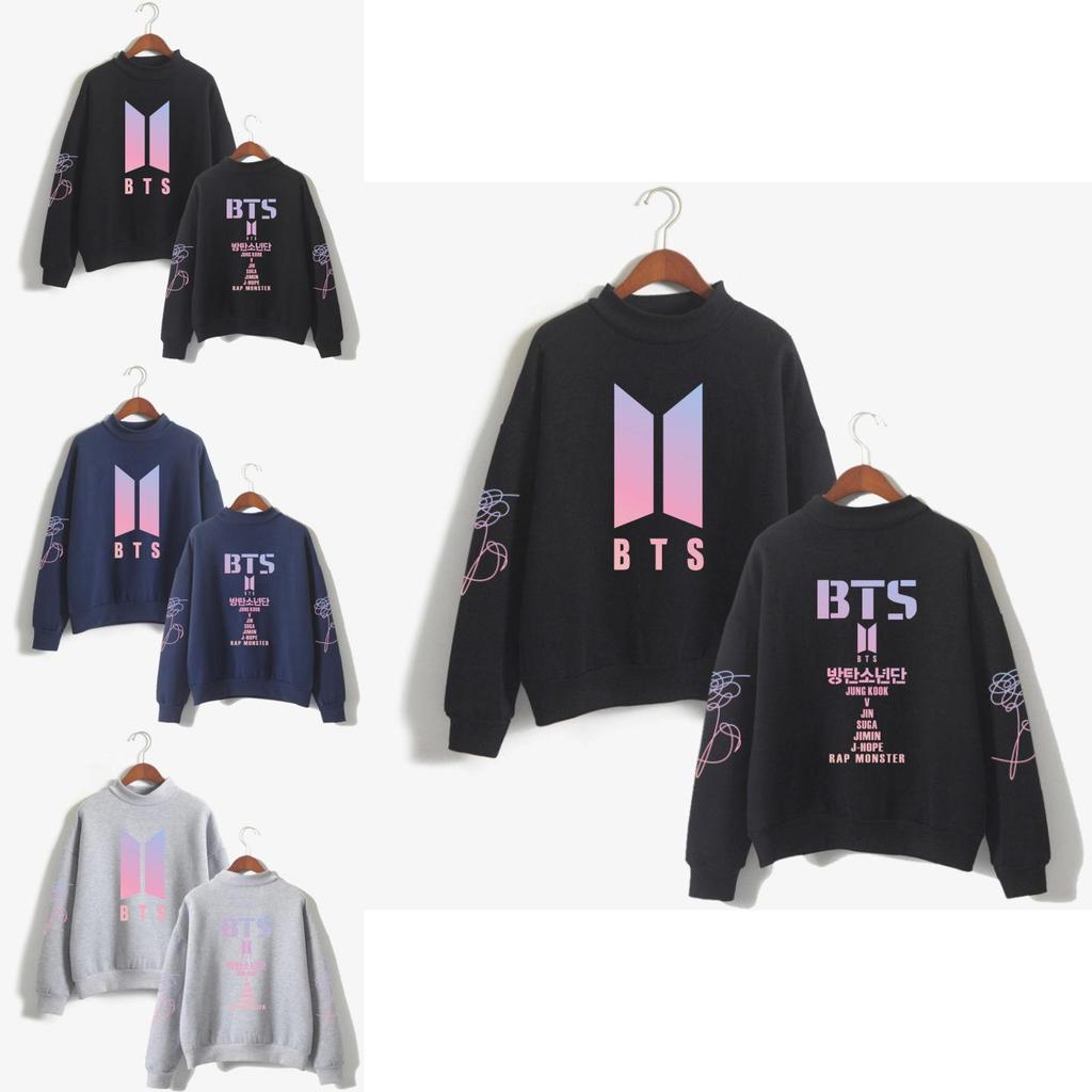 Bts Kpop In Bloom Sweater Unisex Jung Kook Hoodie Bangtan Boys Stylish Comfortable Cotton Blend