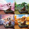 MOC Four Seasons Bonsai Building Blocks - Creative Desktop Decoration Ornament.