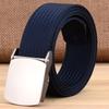 Alloy Nylon Belt Canvas Student Jeans