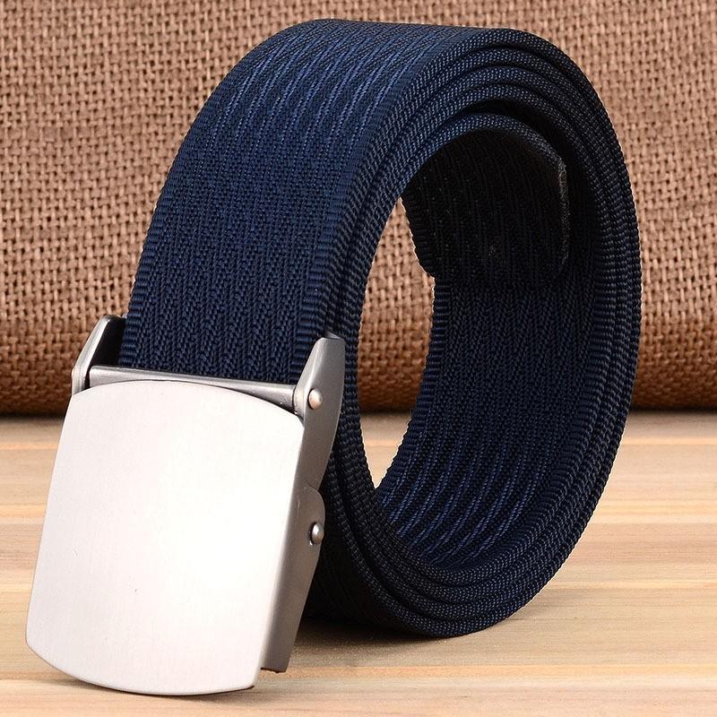 Alloy Nylon Belt Canvas Student Jeans