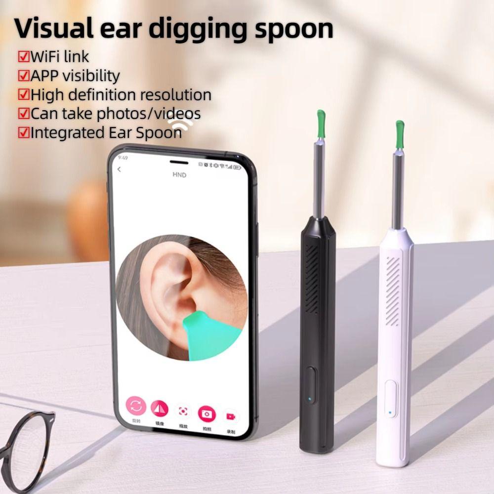 HD Camera Visual Ear Cleaner Wireless WiFi Wireless Otoscope Ear Cleaning Tools  Ear Cleaning