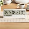 Day Countdown Electronic Timer with Stand Calendar Timer Reminder Large Screen Slim Digital Alarm Clock for Lab School Office