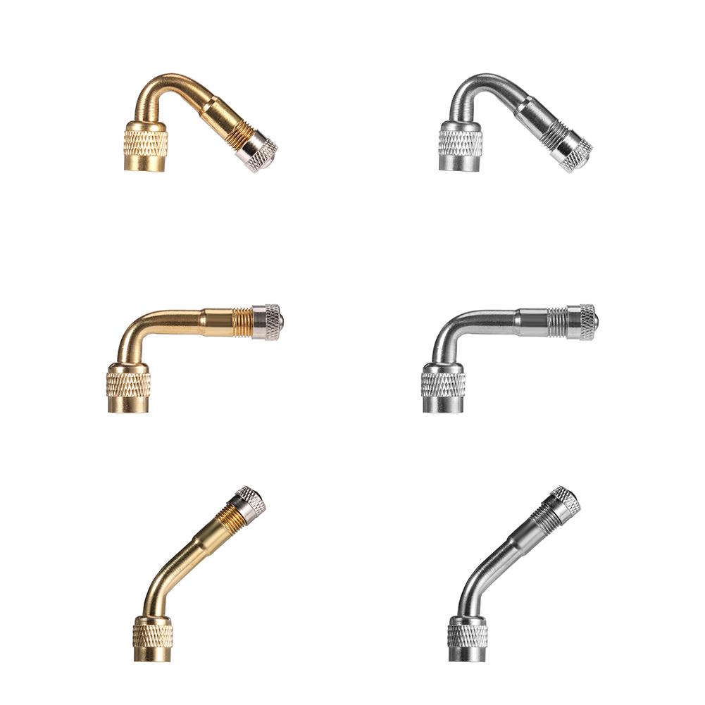Brass Air Tyre Valve Cover Adapter Schrader Valve Stem with Extension for Car Motorcycle Outdoor Anti-resistance Parts