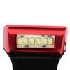   Motorcycle License Plate Light CNC Aluminium Rear   Lamp 6 LED Tail Mount Lighting