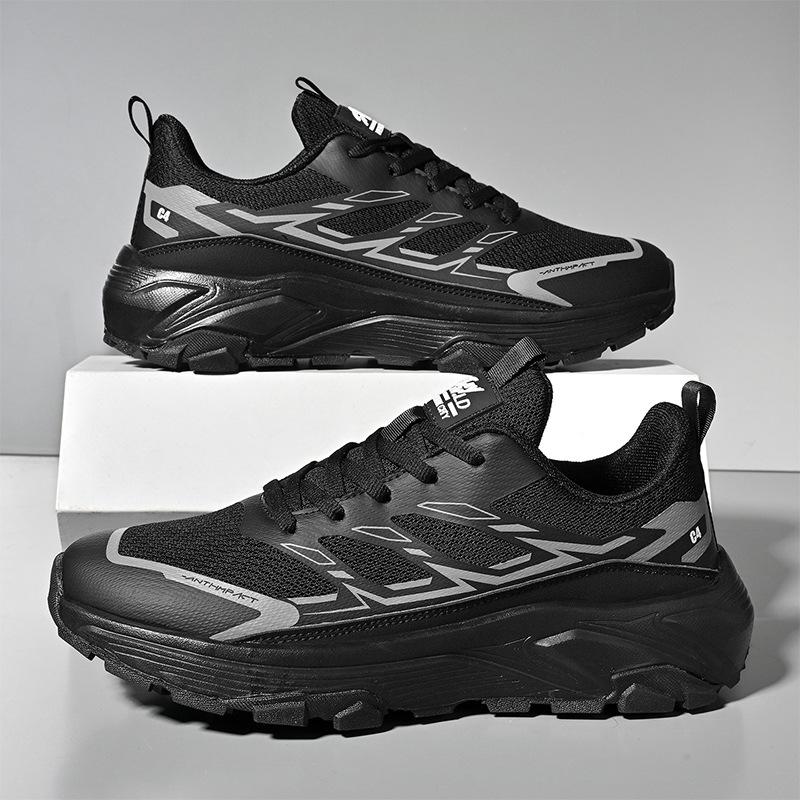 2026 summer cross-country running shoes platform shock absorption sports and leisure shoes men's shoes urban outdoor adventure hiking shoes