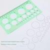 (Nikita) Șabloane de cerc Măsurând Geometrie Riglă Plastic Geometric Desen Pictură