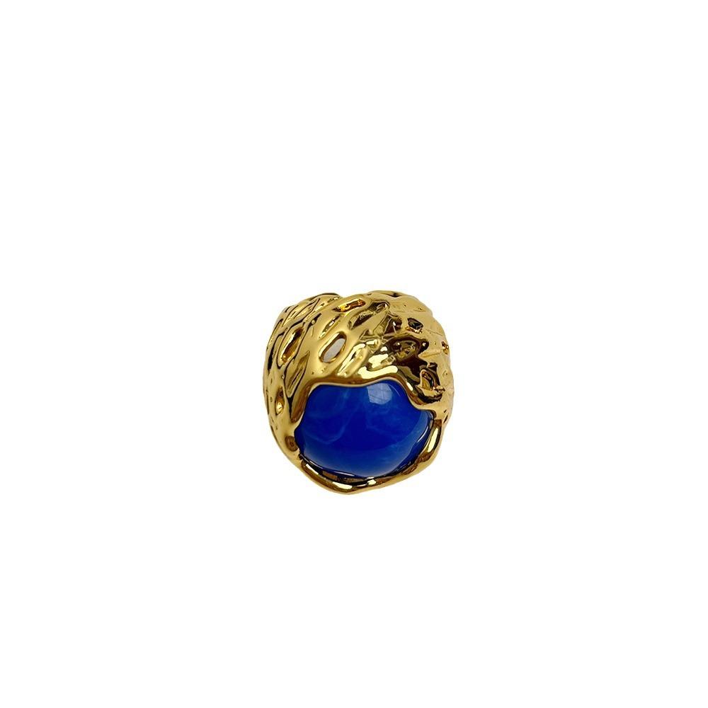 New Round Texture Hollow Fashionable Ring - Unique, Versatile, Bold and High-end Style Finger Ring