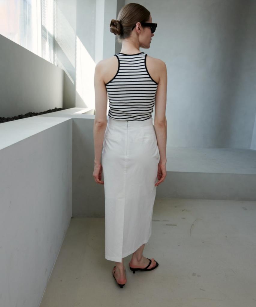 Owaiwai Sleeveless Ribbed Top_Stripe