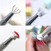 YIKOOLIN 50Pcs Nail Sponges for Soft Nail Art Sponges With Grabbing Pen Nail Brush for Nails Art Design Manicure Tools