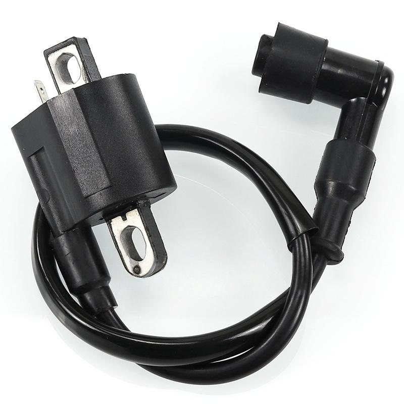 1Pcs High Pressure Coil 12V Black Motorcycle Ignition Coil For ATVs Scooters 50 70 110 125 150 200 250cc Go Karts UTVs Scooters