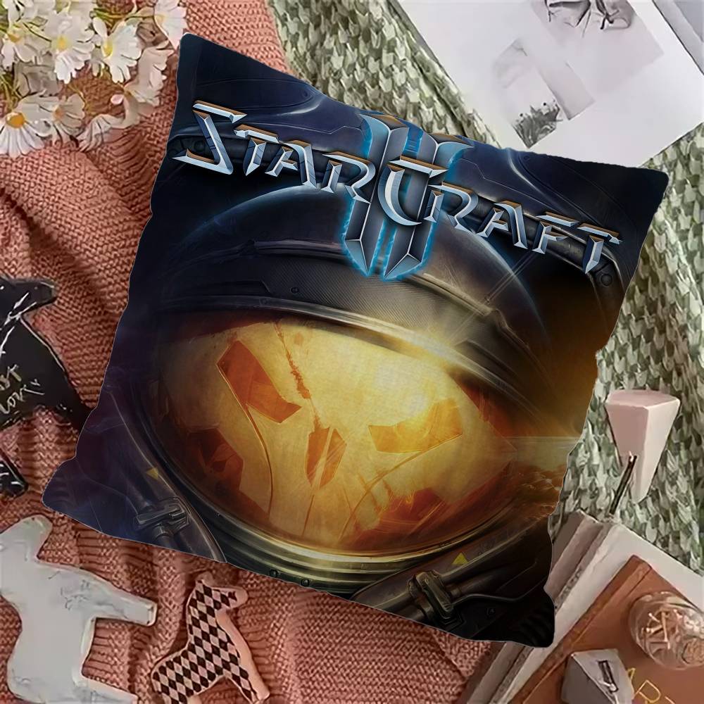 Game S-Starcraft 2 Personalized Picture Text Home Decorative Pillows Household Gifts 45X45Cm