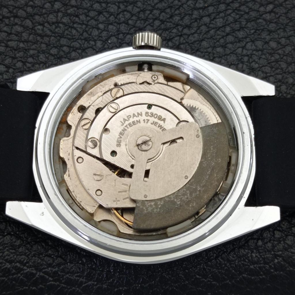 REFURBISHED AUTOMATIC SEIKO 5 MENS WATCH JAPAN MADE BLACK DIAL CUSTOM A440089-2 QV90-a440089