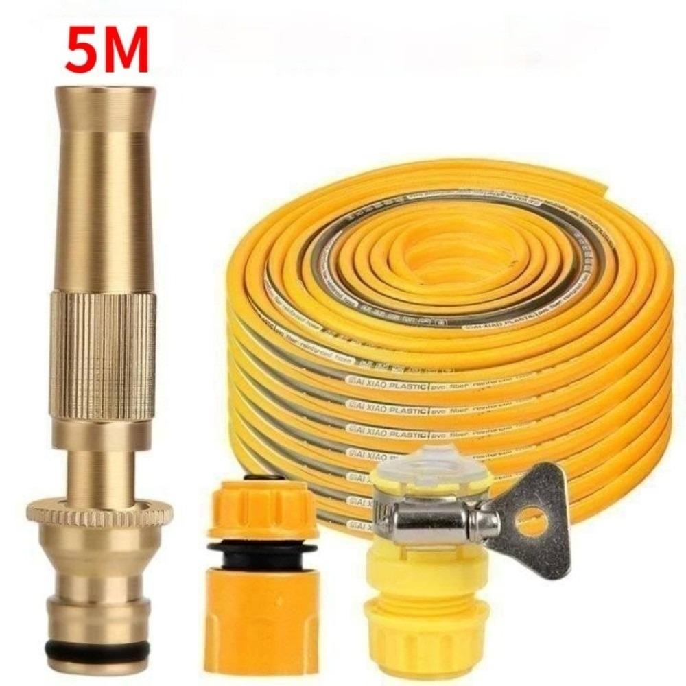 Шланг для воды под высоким давлением Расширяемый Многофункциональный Садовый шланг Насадка 5м/10м/15м Садовый полив Мойка автомобиля Распылитель