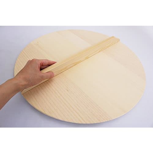 Ichihara Woodworking Wooden Lid, Natural Wood, 48cm, 10021
