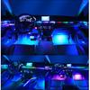 Newest Hidden LED Symphony Dual Zone Car Ambient Light Smoke Matt Black Acrylic Light Strip Interior Decoration Lighting Kit 12V