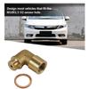 M18 x 1.5 Brass Fitting Universal Connector Plug Kit Exhaust P0420 P0430 90 Degree O2 Oxygen Sensor Spacer Extender Tools 