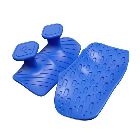 1 Pair Anti-Slip Silicone 2-Finger Workout Grips Men Women Palm Protection Lifting Deadlift Pull-Up Grippers Gym Training Exercise Fingerless