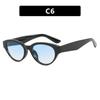 New fashionable cat-eye sunglasses for men and women, sophisticated minimalist casual outdoor versatile European and American UV-blocking sunglasses