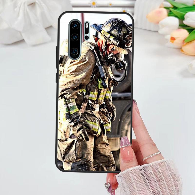 Firefighter Fireman Heroes For Huawei Nova 9 10 SE 11 Pro 12i 11i 8i Y60 Y70 Y90 Y61 Y91 Y72 Y73 P20 P40 P30 Lite Case