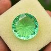 Natural Green Topaz Loose Gemstone Quality 23x23mm Round Cut for Jewelry Making and Gem Collections
