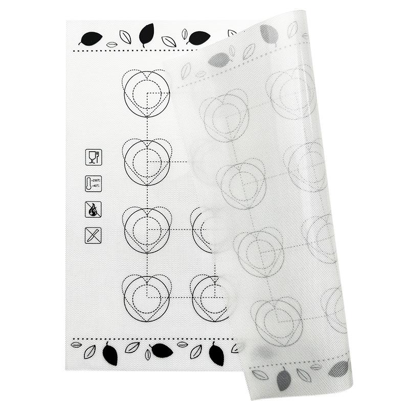 Silicone Macaron Baking Mat Non Stick Fondant Cookie Pad Oven Bakeware Sheets Liner Cakes Pastry Tools Rolling Dough Mats