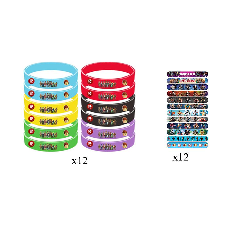 Roblox 99 Nights InThe Forest Cute Birthday Party Favors Gift Bag Cake Topper Cartoon Stickers Slap Bracelets School Prizes