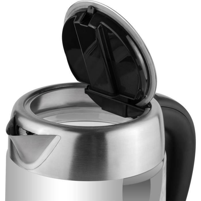 ECG RK 1777 - Bouilloire électrique - écran LED - variation de couleur - 1.7L - 2000W