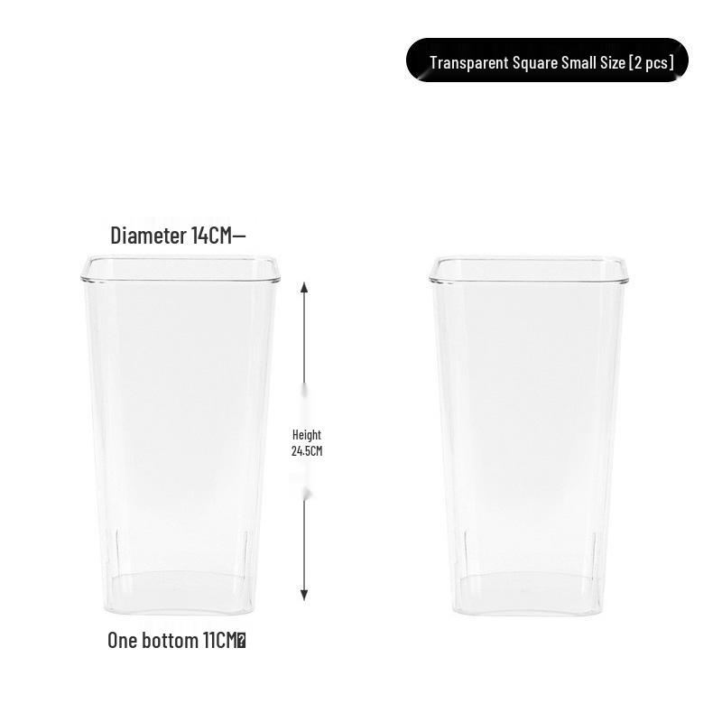 Large Capacity Transparent Kitchen Organizer for Scallions, Yams, Ginger, and Garlic