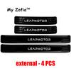 For Leapmotor T03 2024 2025 2026 Car Stainless Steel Threshold Welcome Sticker  Door Sill Panel Scuff Plate Kick Step Trim Cover