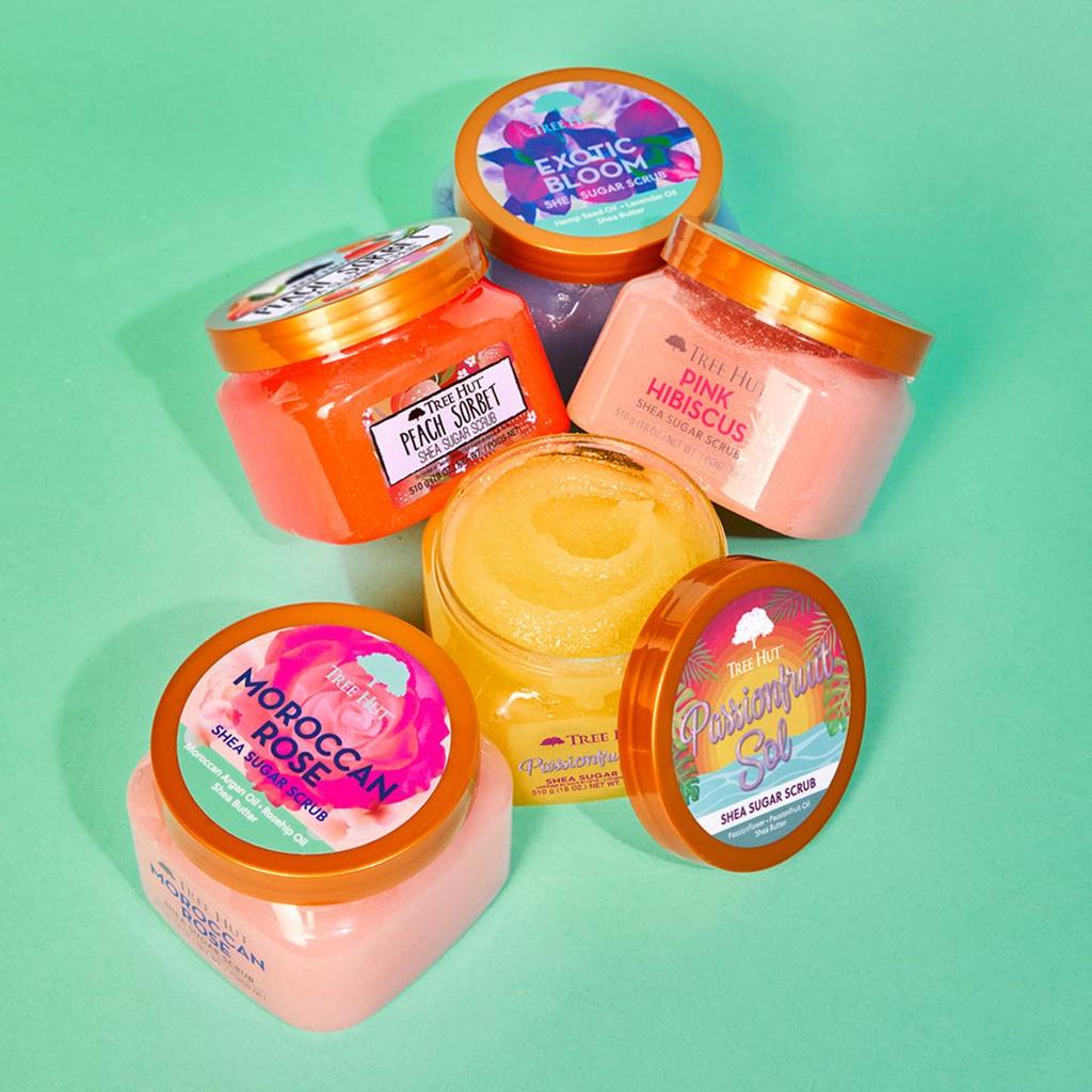 Shea Sugar Body Scrub 510g 2-Piece Set