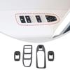 Suetlcoity For BMW IX i20 -2025 ABS Carbon Fiber Car Window Lift Switch Panel Cover Trim Interior Car Accessories