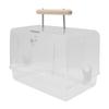 Hamster Carrier Cage Portable Small Animals Carry Travel Case Clear Acrylic Multifunctional Pet