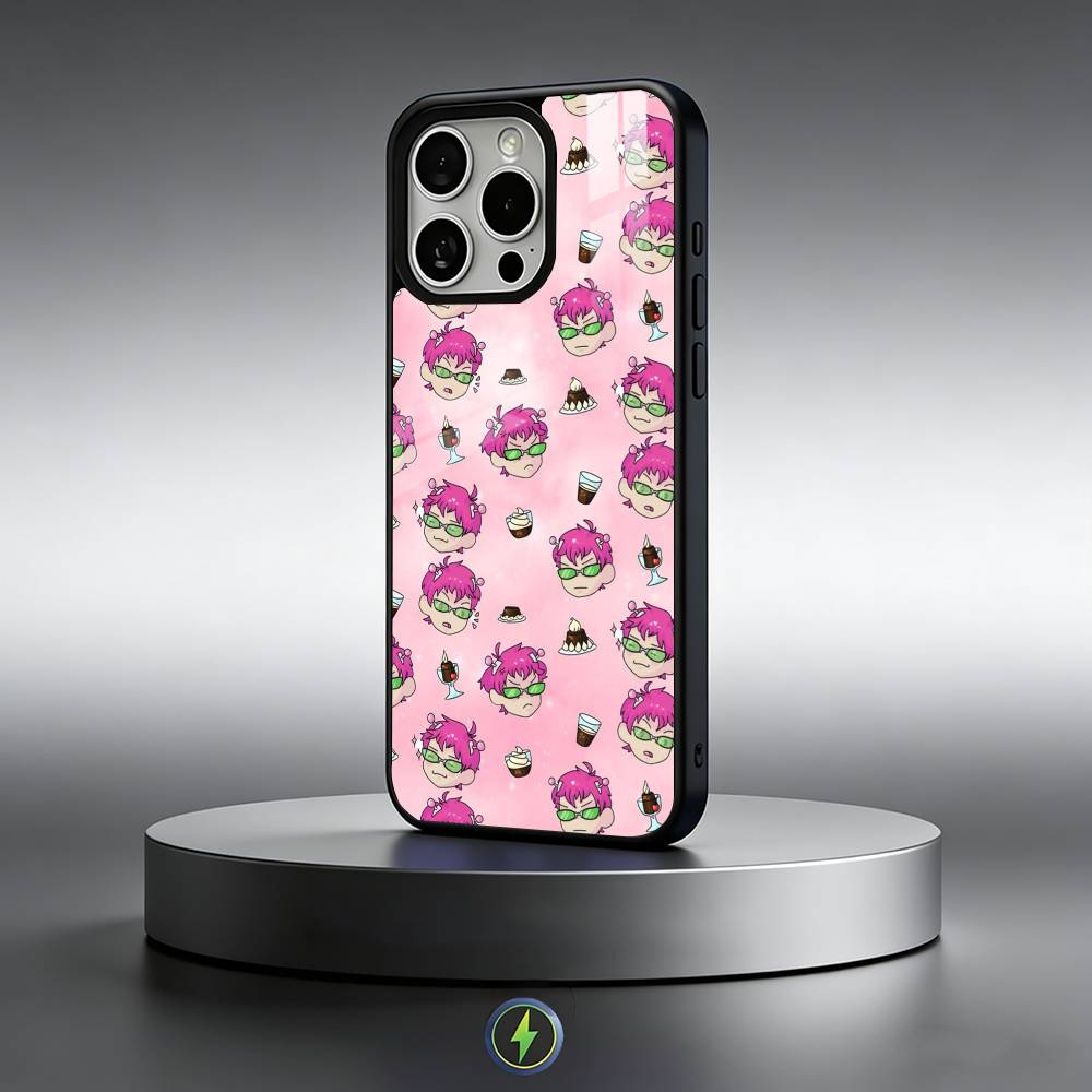 Anime S-Saiki Kusuo  Phone Case For iPhone17,16,15,14,13,12,11 Plus,Pro Max Magnetic For Magsafe Wireless Charging