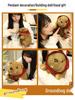 Red Scarf Marmot Plush Toy - Cute Mouse Figurine & Realistic Beaver with Big Incisors, Perfect Kids' Birthday Gift
