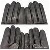 Extremely beautiful item HERMES Lambskin Soya Gloves Black 7 Sizes