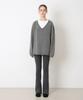 Daenkeudieo Deep Line Wool Knit - Gray